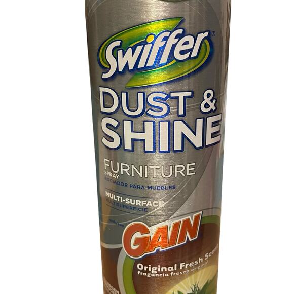 Swiffer Dust & Shine Furniture Spray Gain Original Fresh Scent NEW RARE 9.7 oz - Picture 2 of 12